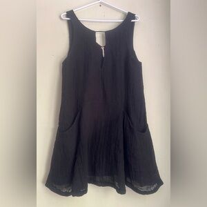 Free People Black Sleeveless Dress